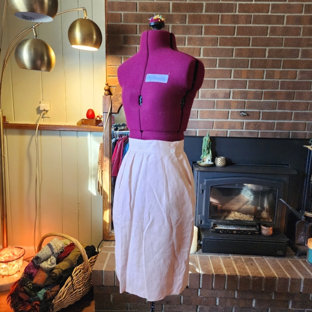 Vintage Jones New York Pink Pencil Skirt